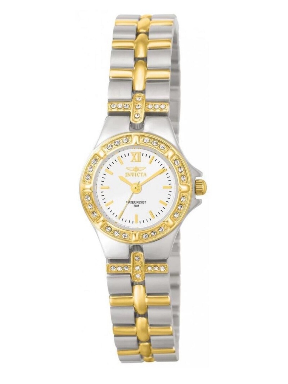 Invicta Women’s Two-Tone Gold & Silver Crystal wildflower watch stunning new